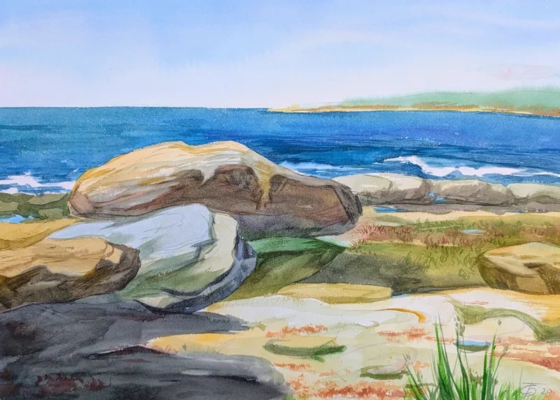 Cronulla rocky shore 