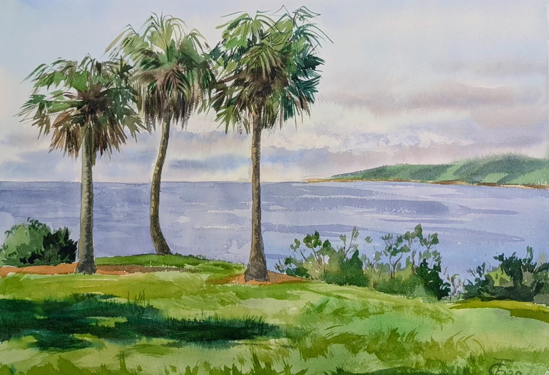 Three palms (Oak Park)  - 1